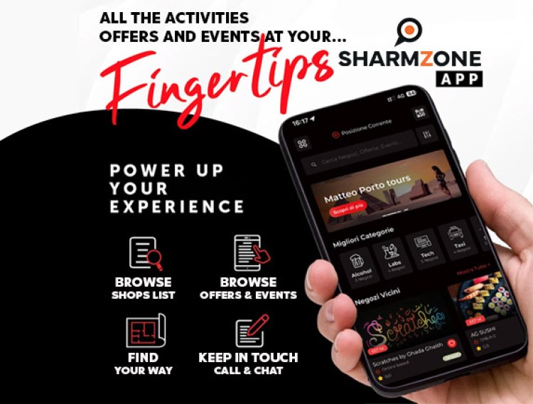 SharmZone City Guide Mobile App: Negozi, Locali, Offerte e Eventi a Sharm el Sheikh