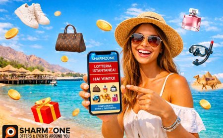 SHARMZONE: l’app guida di Sharm el-Sheikh con lotteria istantanea dove vinci sempre!