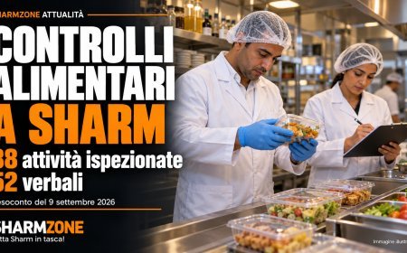 Controlli alimentari a Sharm: 38 attività ispezionate e 52 verbali