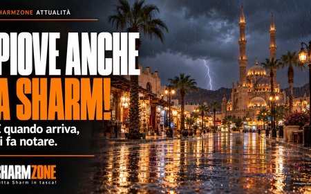 Piove anche a Sharm! E quando arriva, si fa notare