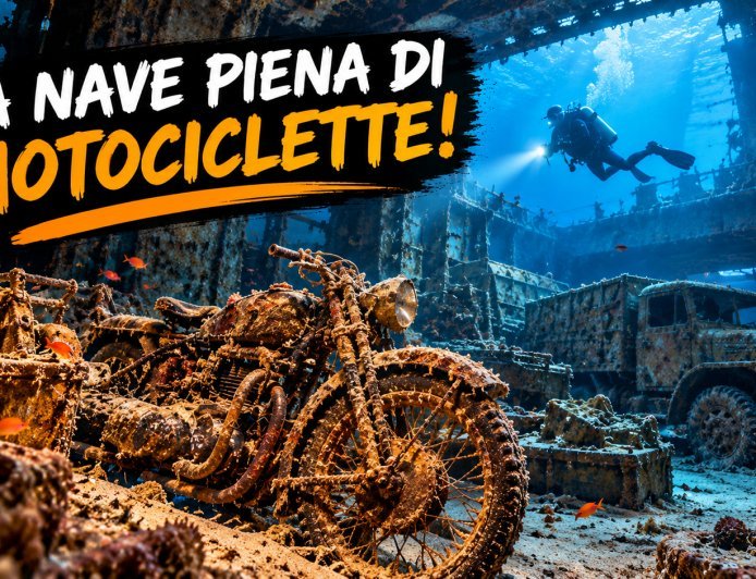 La nave sommersa di Sharm piena di motociclette del 1941!