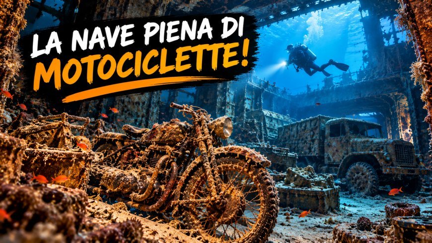La nave sommersa di Sharm piena di motociclette del 1941!